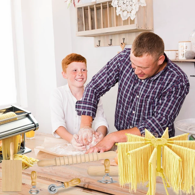 Alt view image 4 of 7 - Pasta Making Tools Set, 13 PCS Pasta Making Kit Pasta Making Accessories Homemade Noodle Kit Ravioli Cutter Set