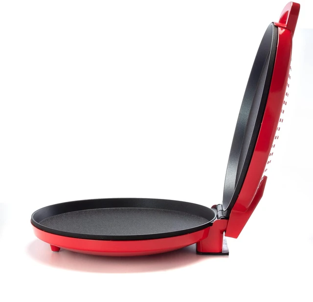 Alt view image 7 of 7 - Zenith Versa Grill Non-Stick Pizza Maker Machine For Home, Calzone Maker, Pizza Oven Converts to Electric indoor Grill, Red