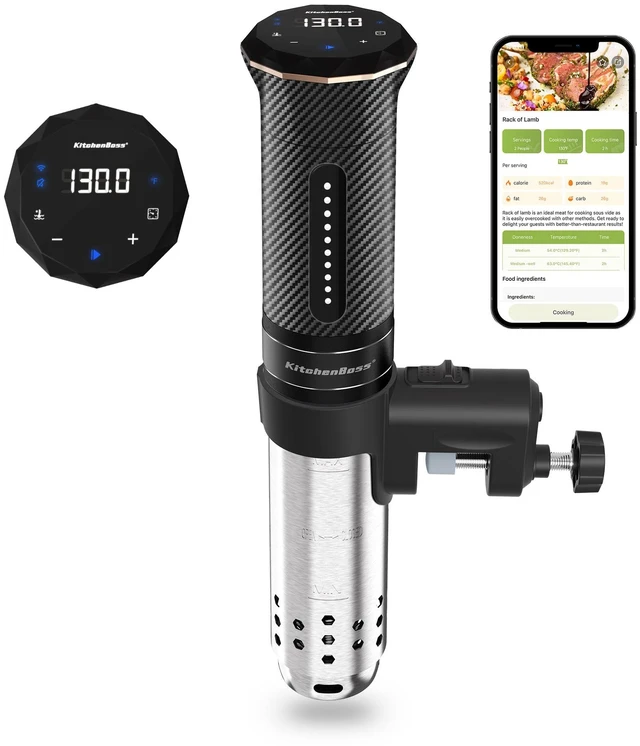 Main image of KitchenBoss Wifi Sous Vide Cooker Ultra-quiet 1100W Sous Vide G300PT