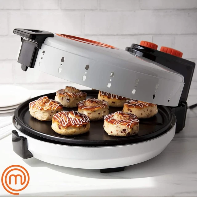 Alt view image 6 of 7 - MasterChef Electric 12" Pizza Maker, Homemade Calzones Quesadillas Cookies