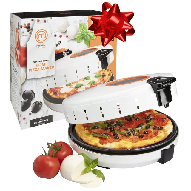 Alt view image 7 of 7 - MasterChef Electric 12" Pizza Maker, Homemade Calzones Quesadillas Cookies