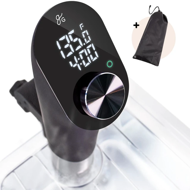 Main image of Greater Goods Sous Vide Cooker, 1100W, No App or WiFi Needed (Onyx Black)
