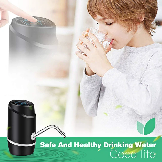 Alt view image 6 of 7 - 5 Gallon Electric Drinking Portable Water Dispenser, Universal USB Charging Water Bottle Pump For 2-5 Gallon With 2 Silicone