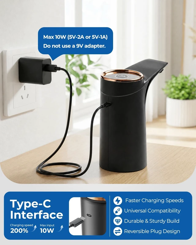 Alt view image 6 of 7 - Water Jug Pump for 5 Gallon Bottle, Portable Water Dispenser