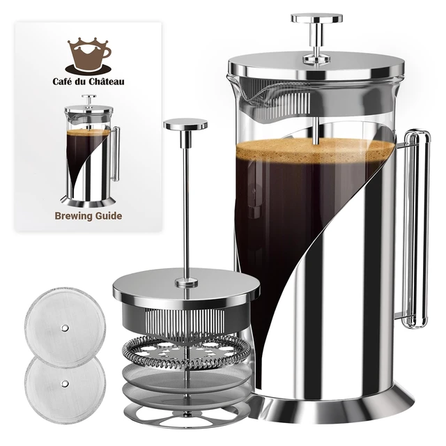 Main image of French Press Coffee Maker, 34 oz, Coffee & Tea Pot for Kitchen, Camping