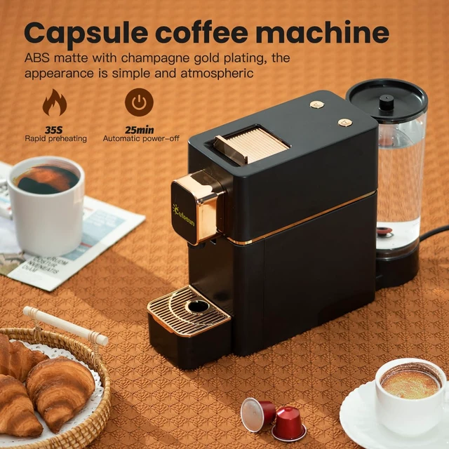 Alt view image 2 of 7 - cutesun Mini Espresso Machine for Nespresso OriginalLine Capsules, Black