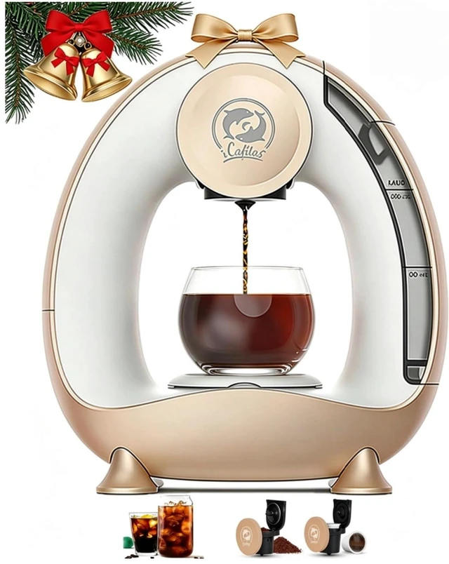 Main image of i Cafilas 2-in-1 Mini Single Serve Coffee Maker for K-Cup Pods & Grounds