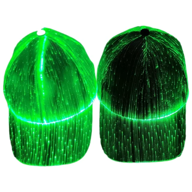 Alt view image 7 of 7 - PIXIADORE LED Cap Luminous Baseball Hat 7 Colors Glow Hat for Men Women USB Charging Light up Caps for Party Club