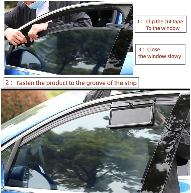 Alt view image 6 of 7 - Solar Powered Car Fan, Window Exhaust, Air Vent Radiator, Energy Cooling for Car Backseat or Frontseat, Vehicle Ventilation Fan