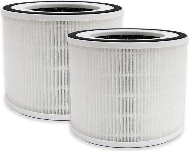 PUREBURG 4-Pack Replacement 3-in1 HEPA Filters Compatible with