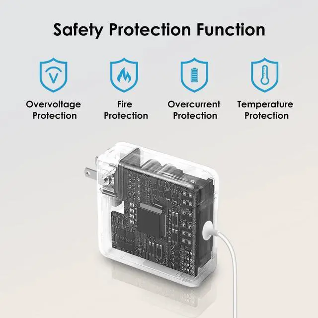 Alt view image 3 of 7 - Replacement Mac Book Pro Charger 85W T-Tip Mac Charger Compatible with Mac Book Pro 17/15/13 Inch and Mac Book Air 15/13 Inch Between 2012-2017