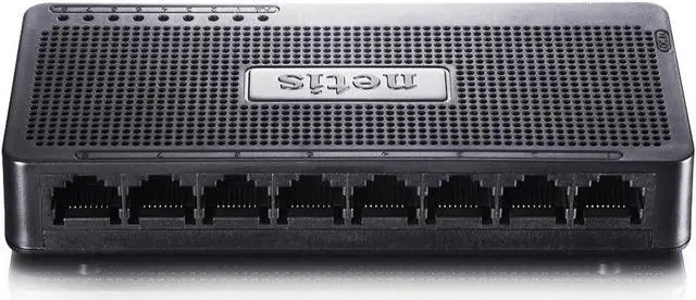 Alt view image 2 of 4 - ST3108S 8 Port 10/100Mbps Fast Ethernet Switch | Desktop Ethernet Splitter, Ethernet Hub, Plug and Play, Traffic Optimization Auto-Negotiation RJ45 Ports with Compact Design