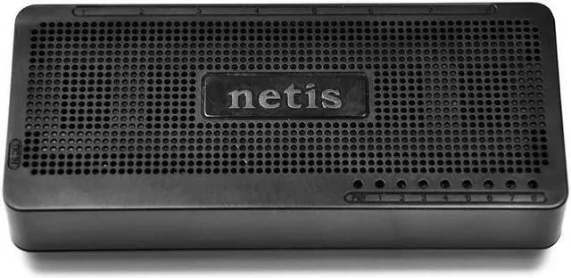 Alt view image 3 of 4 - ST3108S 8 Port 10/100Mbps Fast Ethernet Switch | Desktop Ethernet Splitter, Ethernet Hub, Plug and Play, Traffic Optimization Auto-Negotiation RJ45 Ports with Compact Design