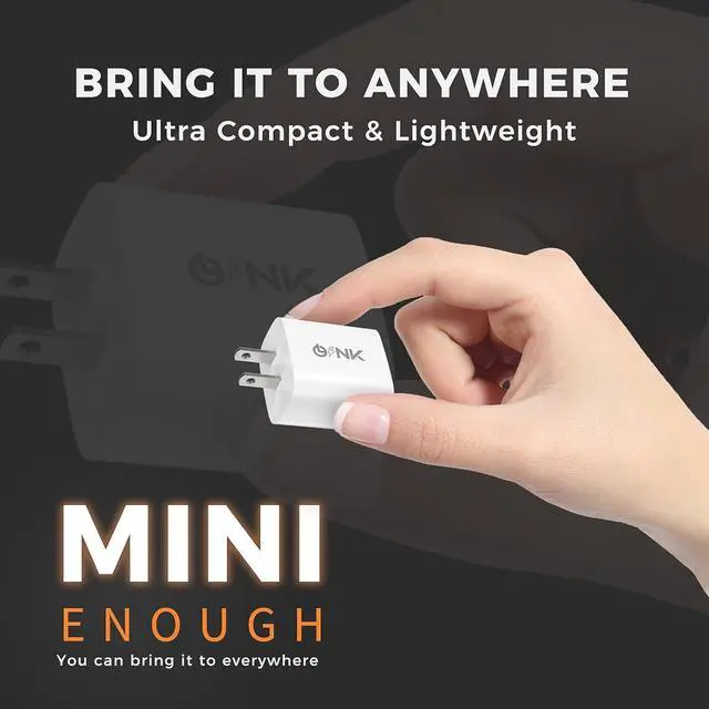 Alt view image 7 of 7 - 20W Fast Charging USB-C Power Adapter, Universal USB Charger Block for Travel, Compact Lightweight USB C Wall Charger for iPhone 15/14/13/12/11 Pro Max, iPad Pro/Air, AirPods, Apple Watch