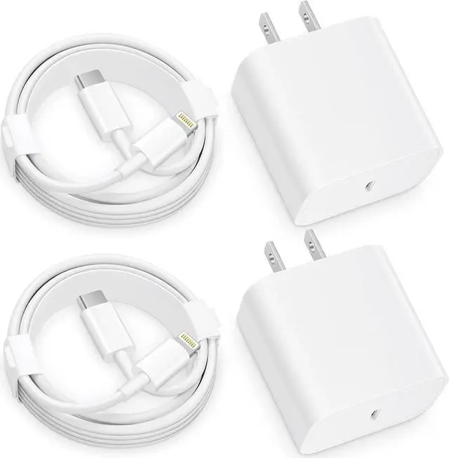 Main image of Phone 12 13 14 Fast Charger, 2-Pack 20W Type C Fast Charger Block with 6FT USB-C Fast Charging Cable Compatible with Phone 14 13 12 11 Pro Max/Pro/Plus/Mini/Xs Max/XR/X