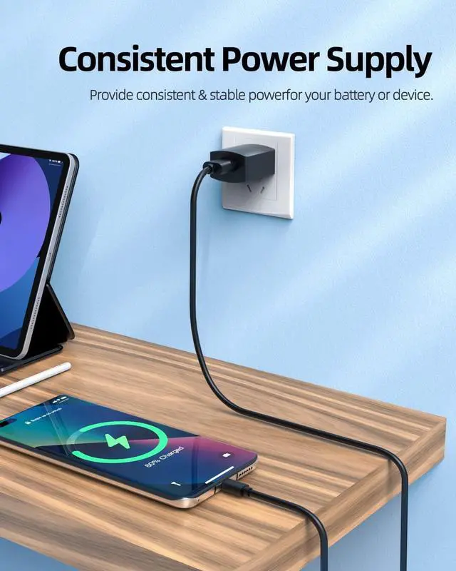 Alt view image 6 of 6 - AC Charger Fit for Asus Transformer Book T100 T100T T100TA T100TAM T100TAF T100TAL T100TAR T100 Tar VivoTab Smart ME400C Note 8 M80TA M81C Tablet Power Supply Adapter Cord