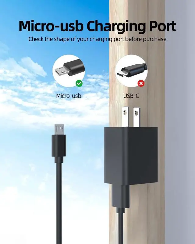 Alt view image 2 of 6 - 5FT Fast Quick 3.0 Wall Charger Fit for Samsung Galaxy J7 / J3 / J8 / J6 / J6+ / J5 / J4 / J4+ / J2 / J1 / Prime/Pro / J7 Sky Pro 2018 2017 Phone AC Adapter Power Supply Cord