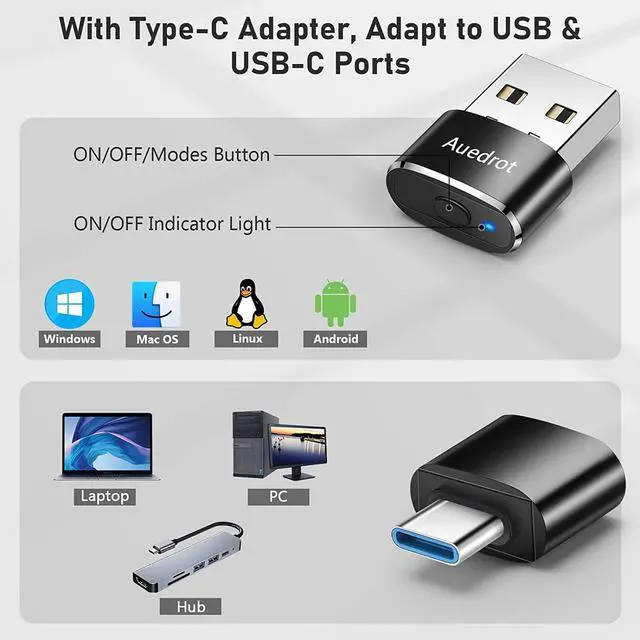 Alt view image 5 of 7 - Mouse Jiggler Undetectable Metal USB Mouse Mover with Switch Button, Automatic Mini Mouse Shaker with 2 Jiggle Modes, Driver-Free, Plug & Play, Keep Computer/Laptop Awake, with Type-C Adapter, Black