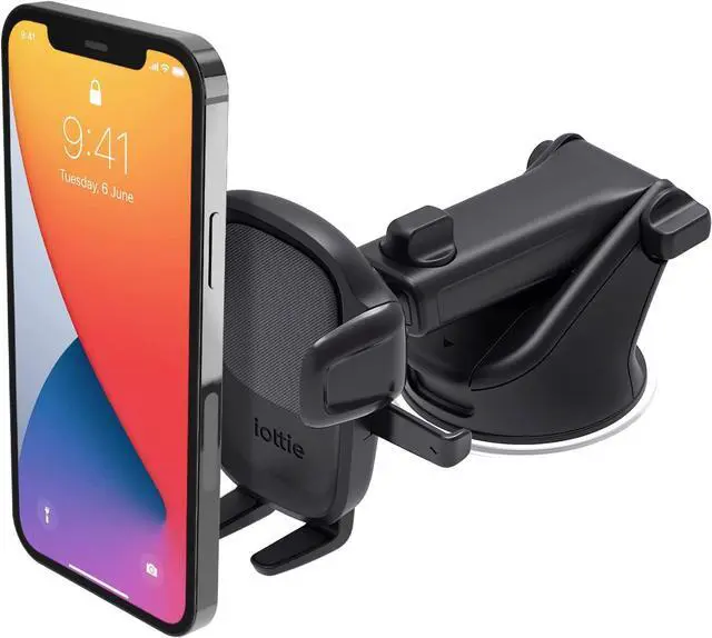 Main image of Easy One Touch 5 Dashboard & Windshield Universal Car Mount Phone Holder Desk Stand with Suction Cup Base and Telescopic Arm for iPhone  Google  Nokia other Smartphones