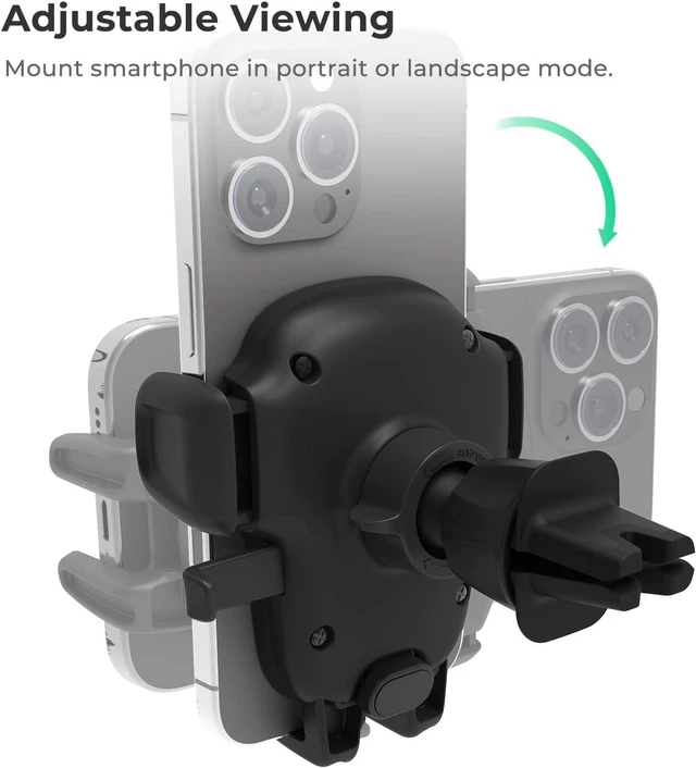 Alt view image 4 of 6 - Easy One Touch Signature Air Vent Car Mount for Smartphone iPhone 18
