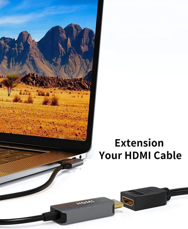 Alt view image 5 of 7 - Short Bi-Directional HDMI Female to DVI-D(24+1) Male Adapter 0.5ft 1080P DVI-D to HDMI Converter Cable for HDTV Projector Gaming and More