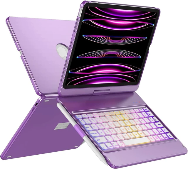 Main image of GGH Keyboard Case for iPad Pro 11 Inch & Air 11" M4/M3/M2, Violet