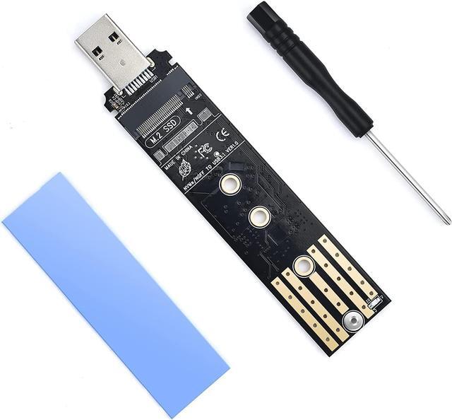 Main image of BONAEVER M.2 to USB Adapter M.2 NVME/NGFF Hard Drive USB3.1 Gen2 10Gbps USB to NVME PCI-E Converter Reader M Key & B+M Key Support UASP for 2280 2260 2242 2230 SSD (M.2 NVME&NGFF)