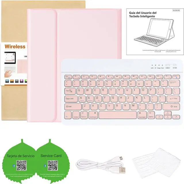 Alt view image 7 of 7 - iPad Keyboard Case for iPad Pro 12.9 inch (5th, 6th Generation) & NEW iPad Air 13 inch M2 (Only Applies to 3 iPads Model) - Wireless Detachable Keyboard- Pencil Holder, with Auto Sleep/Wake Function