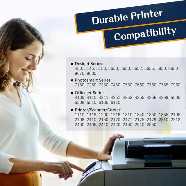 Alt view image 2 of 7 - ColorKing Remanufactured Ink Cartridges Replacement  Ink 56 57 Combo Pack for Deskjet 5550 5650 5150 Photosmart 7350 7260 7450 7550 7660 7760 7960 PSC 2210 Printer2 Pack, 1 Black 1 Color