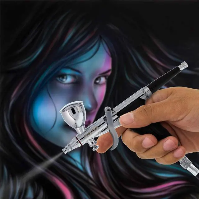 Alt view image 7 of 7 - Airbrush Model G79 All-Purpose Precision Fixed Dual-Action Trigger Style