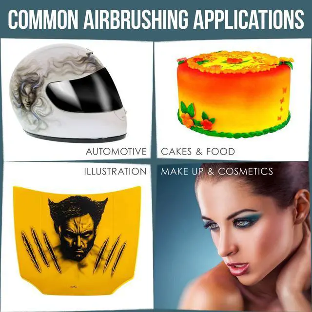 Alt view image 6 of 7 - Airbrush Model G79 All-Purpose Precision Fixed Dual-Action Trigger Style