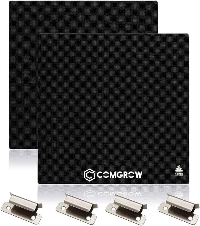 Main image of Comgrow 2PCS Ender 3 Pro Glass Bed, Upgraded Tempered Glass Plate with Bed Clips, Ender 3 Build Plate 235x235x4mm for Creality Ender 3 Pro/Ender 3 V2/Ender 3 V2 Neo/Ender 3 Neo/3 S1/3 S1 Pro/5 Pro