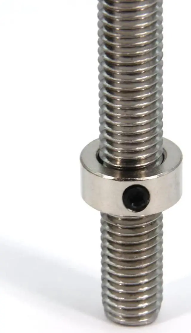 Alt view image 7 of 7 - 10PCS/Pack Silver 12mm Bore Shaft Lock Collar T12 Lead Screw Lock Ring Stainless Steel Material Isolation for 3D Printer Accessories(12mm-Silver)