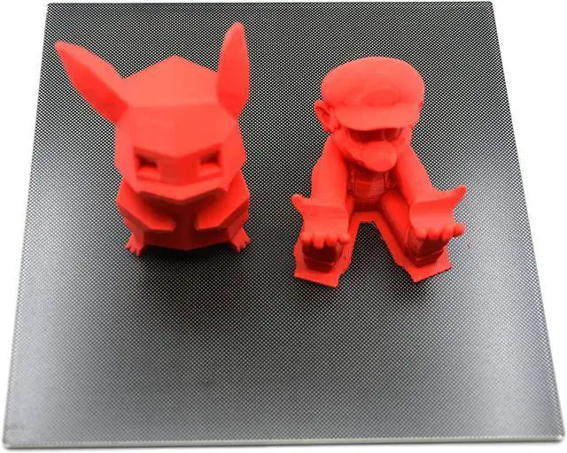 Alt view image 5 of 7 - Platform Heated Bed 220x220x4mm Build Surface Glass Upgraded Build Plate with 4pcs Clips for 3D Printer (220x220mm)
