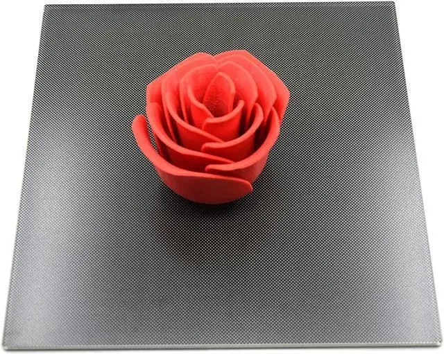 Alt view image 6 of 7 - Platform Heated Bed 220x220x4mm Build Surface Glass Upgraded Build Plate with 4pcs Clips for 3D Printer (220x220mm)