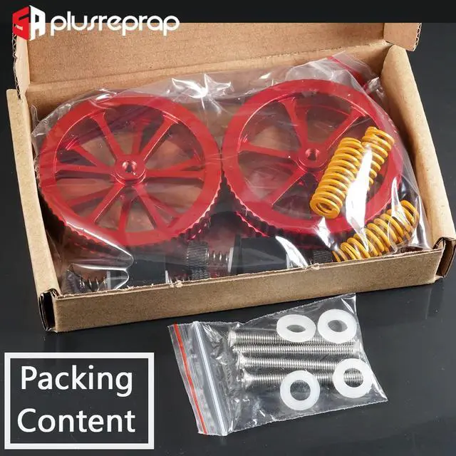 Alt view image 6 of 6 - 5Aplusreprap Ender-3 Bed Leveling Kit Upgrade: with Ender 3 Springs and Clips for Creatlty Ender 3 Pro, Ender 5/Ender 5 Plus/Pro, CR-10, CR10S/CR 10S Pro 3D Printers, Easy to Install and Level