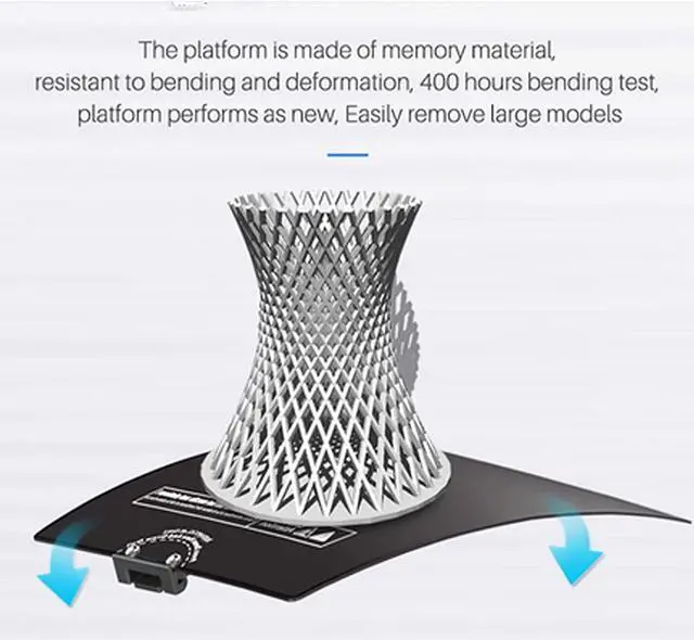 Alt view image 3 of 7 - 3D Printer Parts Flexible Build Plate Kit Replacement for Flashforge Adventurer 3 Series Upgraded Print Platform