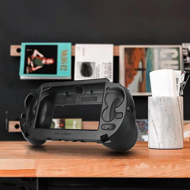 Alt view image 7 of 7 - L2 R2 Trigger Hand Grip Shell Controller Protective Case for PS Vita 1000