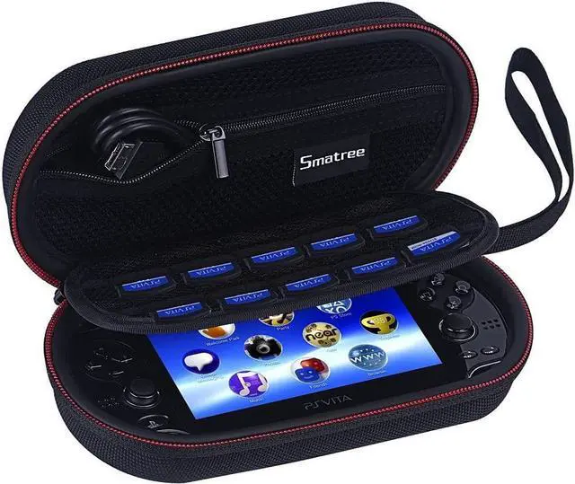 Main image of Smatree P100 Carrying Case Compatible for PS Vita, PS Vita Slim,PSP 3000(Without Cover) (Not Fit with PS Vita PCH 2000!)(Console and Accessories NOT Included)