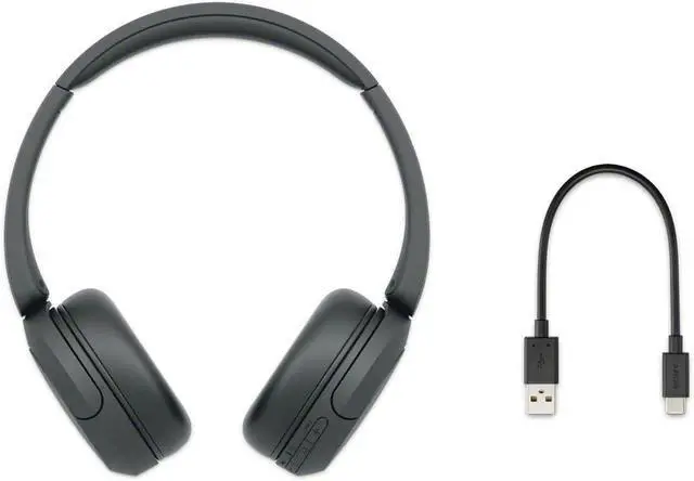 Alt view image 6 of 7 - WH-CH520 Wireless Headphones Bluetooth On-Ear Headset with Microphone Black New