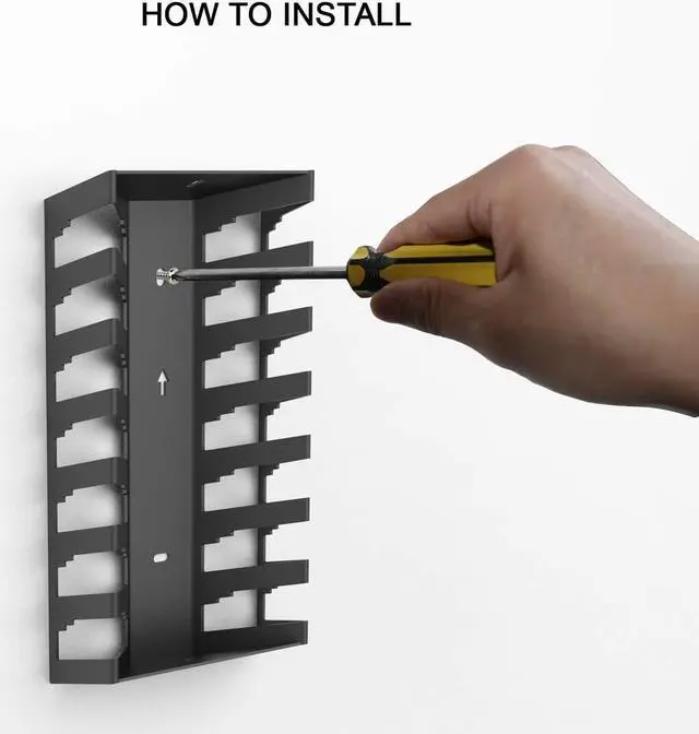 Alt view image 4 of 7 - Monzlteck Video Game Case Storage Wall Mount,Gaming Accessories