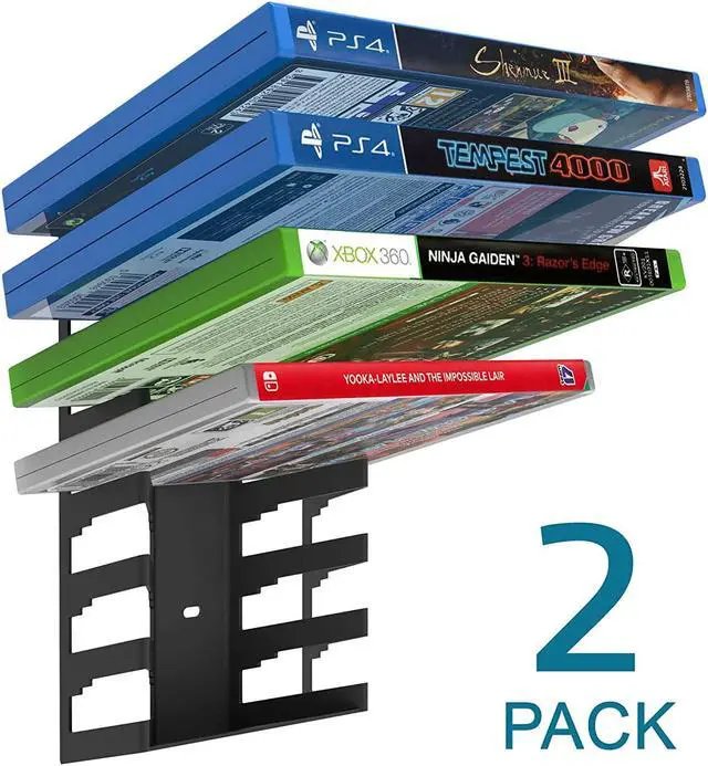 Alt view image 3 of 7 - Monzlteck Video Game Case Storage Wall Mount,Gaming Accessories