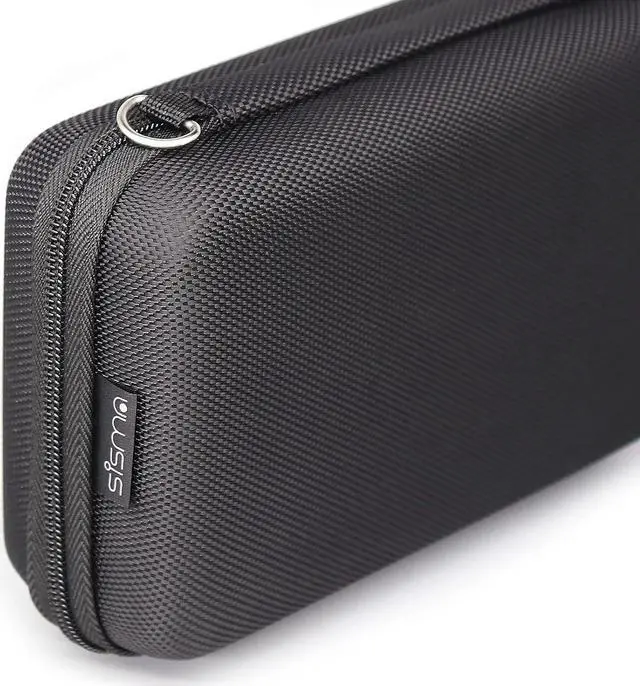 Alt view image 7 of 7 - sisma 80 Switch Game Case Compatible with Nintendo Switch/Switch 2 Games or PS Vita Cartridges, Hard Shell Game Card Holders Organizer Storage Case Carrying Bag Black