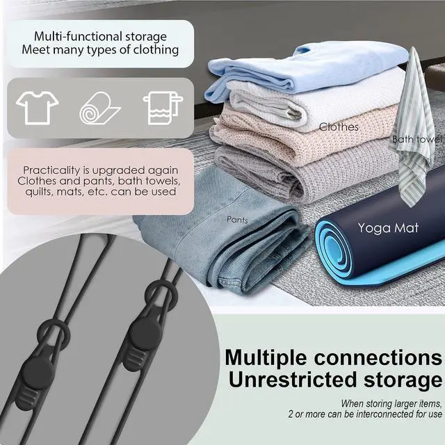 Alt view image 4 of 6 - Silicone Cable Ties, Cord Organizer Cable Management(16Pcs-Black) | Reusable Cord Ties for Electronics, Office Desk Accessories, Home Travel Essentials, Easy to Use, 4.2 Inch
