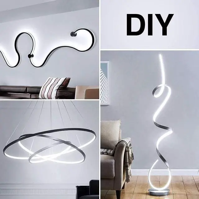 Alt view image 7 of 7 - LED Light Strip 16.4ft Dimmable LED Tape Light 6000K Daylight White Strip Lighting 300 LEDs Flexible Vanity Mirror Light 5M 12V Ribbon Rope Light for Bedroom Under Cabinet Kitchen Christams