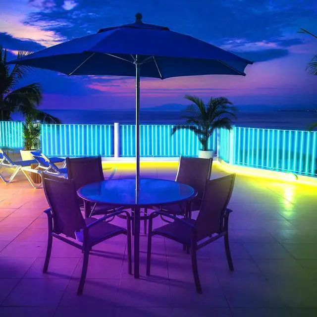 Alt view image 3 of 7 - 16.4ft LED neon Lights with Remote APP Control IP65 Waterproof Flexible Neon Strip Lights 24V RGB LED Rope Lights for Bedroom Room Outdoors Decor