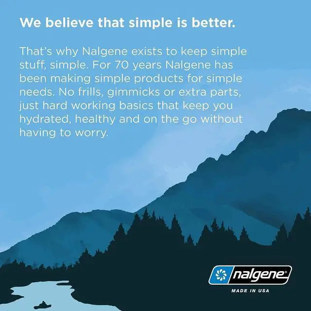 Alt view image 6 of 6 - Nalgene On the Fly BPA-Free Water Bottle, Juniper with Juniper/Orange, 24 Oz