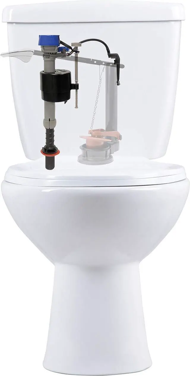 Alt view image 4 of 7 - 400H-002 Performax Universal Toilet Fill Valve High Performance Tank and Bowl Water Control 1-Pack Multicolor