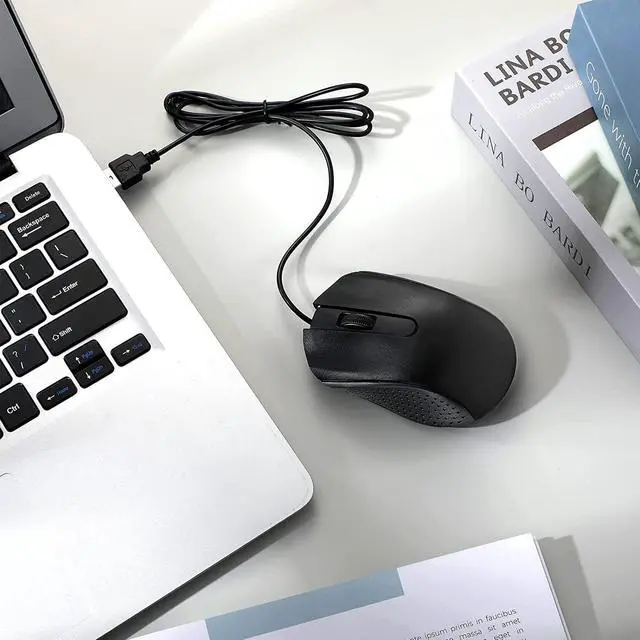Alt view image 4 of 7 - 30 Pcs USB Wired Mouse Computer 3 Button Mice Bulk Corded USB Mouse for PC Desktop Laptop Computer Office School Home Classroom Supplies