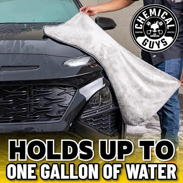 Alt view image 7 of 7 - Chemical Guys, Woolly Mammoth Large Microfiber Drying Towel, 36 x 25 in | Ultra-plush oversized towel soaks up water fast to dry the whole vehicle, soft and scratch-free on paint